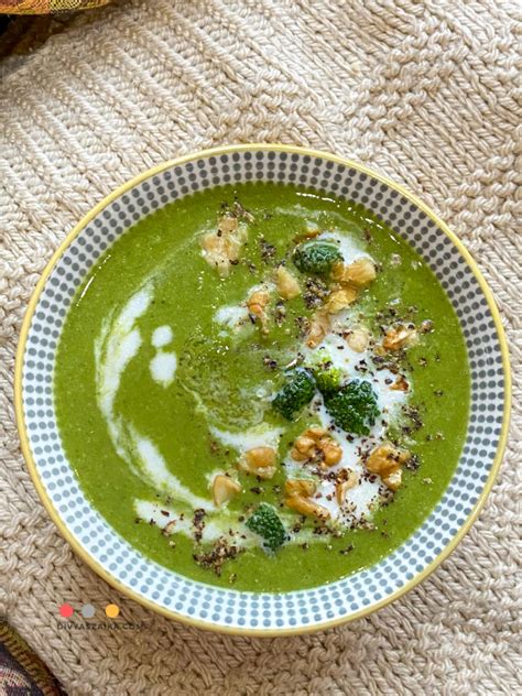 Creamy Broccoli Spinach Soup Recipe Gotochef