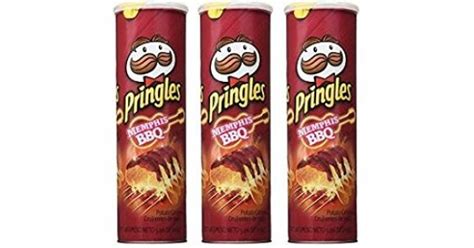 Pringles Memphis Bbq Potato Crips Pack Of 3 596 Oz Cans