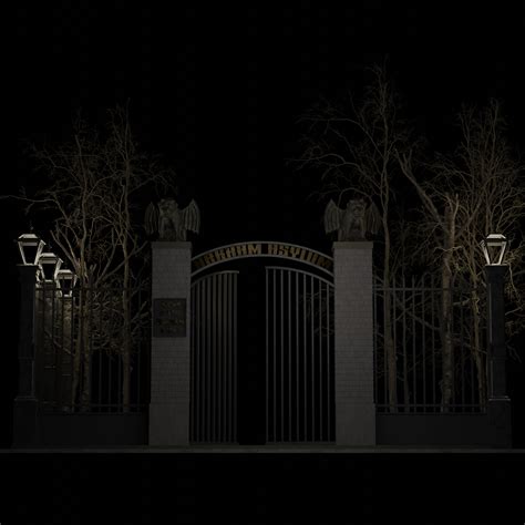 Artstation Arkham Asylum Gate