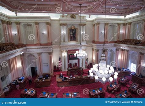 The Senate Chambers State Capitol Sacramento Editorial Photo Image