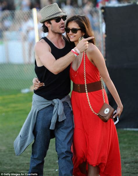 Coachella Vampire Diaries Couple Ian Somerhalder And Nina Dobrev