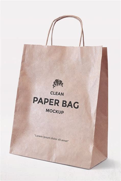 paper bag mockups psd templates webrfree
