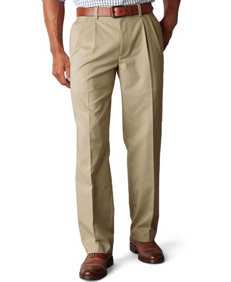 Lyst Dockers Big And Tall Easy Khaki Pleated Pants In Natural For Men