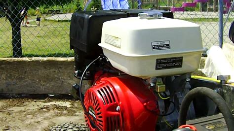 Compare honda pressure washer engines. honda GX390 Pressure washer at my church - YouTube