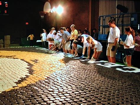 largest cookie mosaic bright school breaks guinness world record video