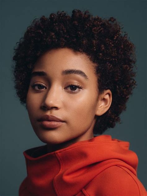 Amandla Stenberg Portrait Face Photography Face Drawing Reference