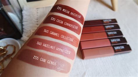 Maybelline Superstay Matte Ink Liquid Lipstick Coffee Edition Review Maybelline Lipstick