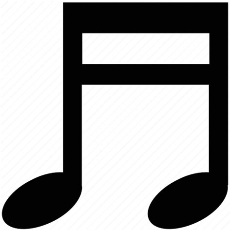 Double Bar Note Music Sign Musical Note Musical Sign Icon