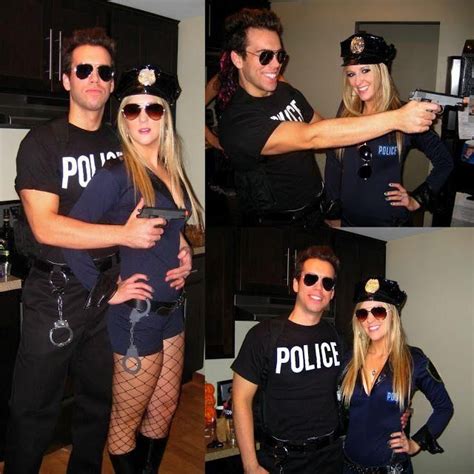 Cop costume cops and robbers group costumes diy undercover cop couple costumes wood cop caddy stand. Cop Costumes For Couples | Couple halloween costumes, Couples costumes, Halloween costume design