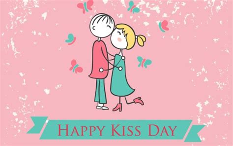 Happy Kiss Day Love Anime Couple Kissing Wallpaper Happy Kiss Day