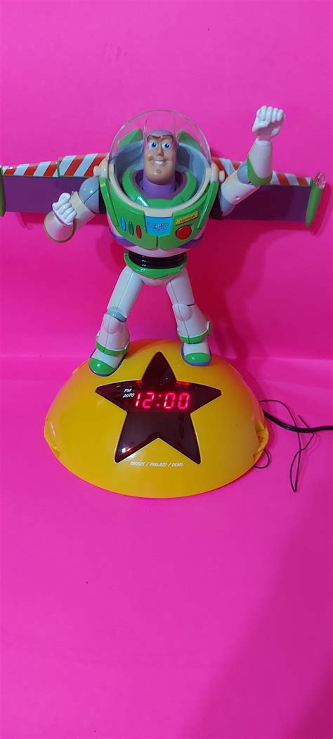 Vintage Toy Story Buzz Lightyear Talking Alarm Clock Works Etsy