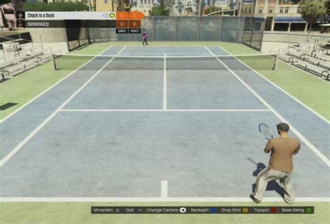How To Play Tennis In Gta 5 Tennis In Gta 5 Gta Guide
