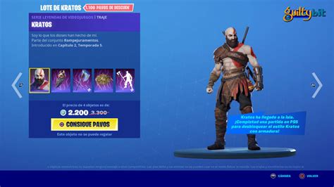 You can now play in fortnite as kratos from the god of war series, either as a single skin or in a bundle with a mimir back bling. Terminan Dark Souls 3 jugando con plátanos en vez de un ...
