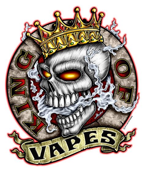 (see what we did there?) King Of Vapes Digital Art by David Link