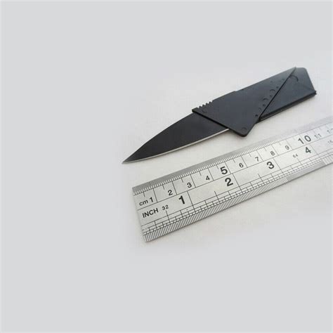 Folding Thin Cardsharp Knife Razor Sharp Wallet Credit Card Survival