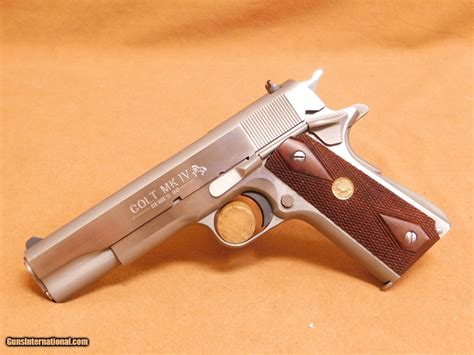 Colt 1911 Mk Iv Series 80 45 Acp Stainless