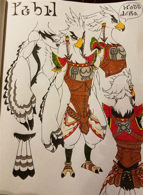 Teba Of The Rito Tribe By Ifiercefang On Deviantart