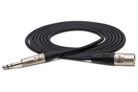 Rean 14 In Trs To Xlr3m Pro Balanced Interconnect Hosa Cables