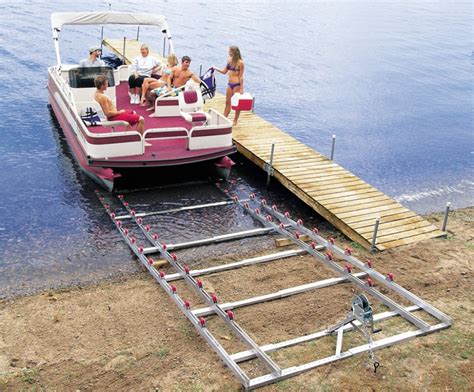 Buy Pontoon Boat Ramp Kit 2000lbs Pontoon Shore Roller Kits For Sale