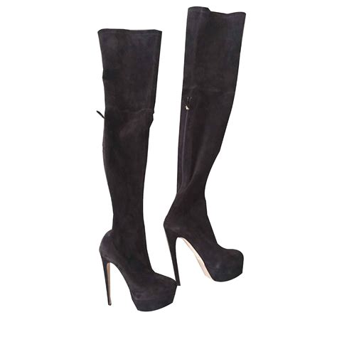 Brian Atwood Boots Brown Leather Ref106664 Joli Closet