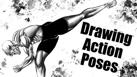 How To Draw People In Dynamic Fighting Action Poses Easy Step By Step