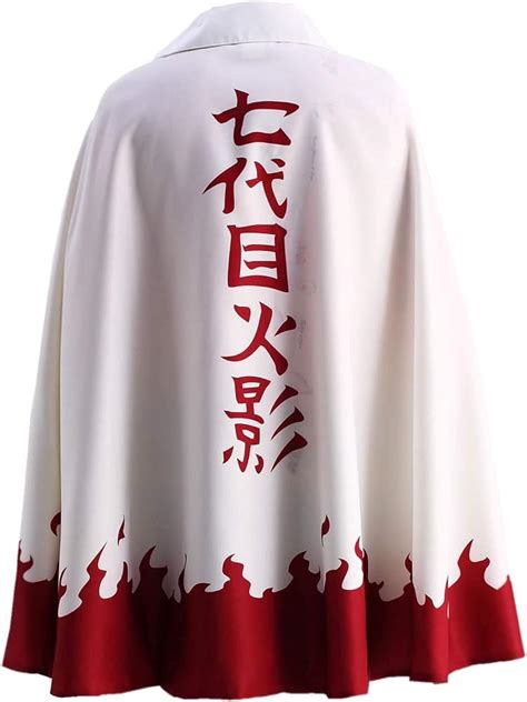Kids 4th Hokage Cloak Jacket Robe Minato Namikaze Cape Kimono Anime