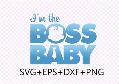Boss Baby Logo Png Boy Boss Baby Svg Baby Boy Birthday Vector Baby