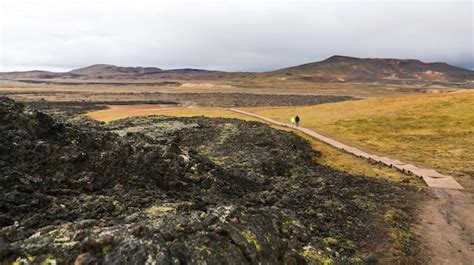 Premium Photo Leirhnjukur Lava Field In Iceland