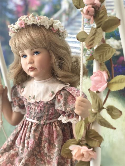 Jessica Porcelain Doll Georgetown Collection In 2020 Flower Girl