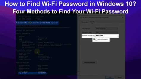 How To Find Wi Fi Password In Windows 10 Four Methods To Find Your Wi