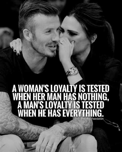 a woman s loyalty is tested when her man has nothing a man s loyalty is tested when he has