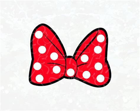 Minnie Bow Svg Polka Dot Bow Svg Minnie Mouse Bow Svg Bow Etsy Images