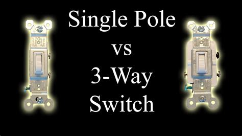 Single Pole Vs 3 Way Switch In Under 3 Minutes Youtube