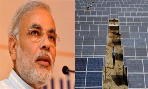 Modi Inaugurates Indias Largest Solar Power Plant In Madhya Pradesh
