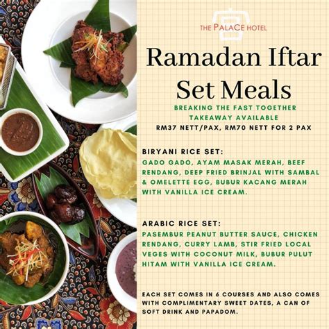 Jun 27, 2021 · subscribe to our telegram channel for our latest stories and breaking news. Ramadan Set Meals at The Palace Hotel - Holiday Sabah.com
