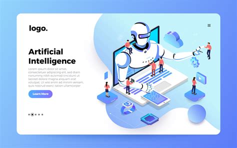 Artificial Intelligence Landing Page Concept Vector Art At Vecteezy