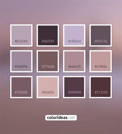 Purple And Gray Color Palette