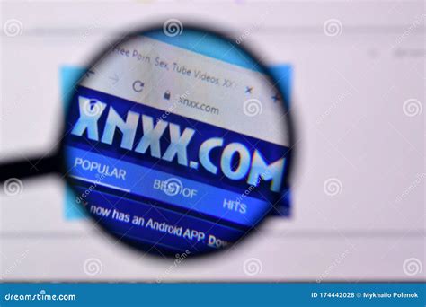 Página De Inicio Del Sitio Web Xnxx En La Pantalla De Pc Xnxcom Foto de archivo editorial