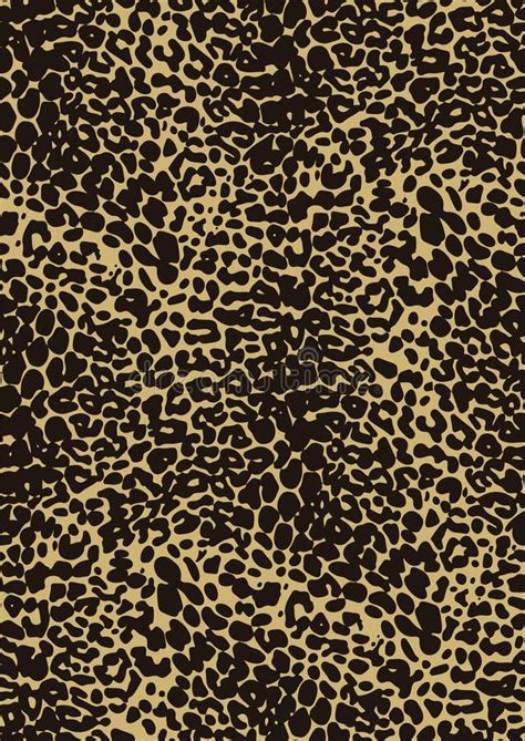Vector Repeated Seamless Pattern Of Leopard Skin Stock Vector Illustration Of Mask Seamless