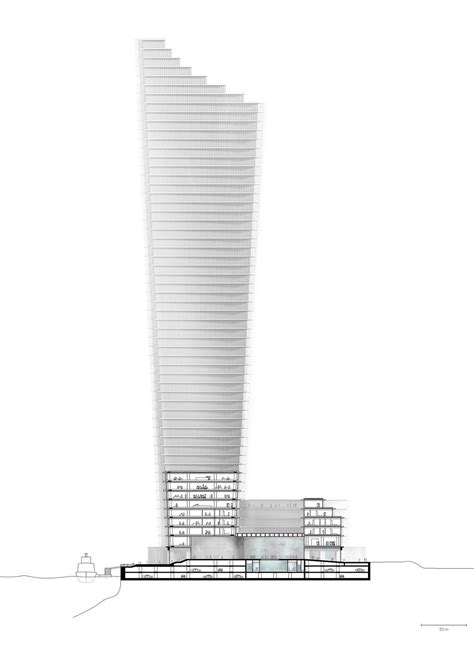 David Chipperfields New Tapered Elbtower Will Become The Tallest Tower