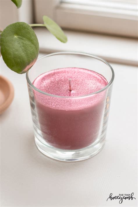 Ever Wondered How You Can Make Your Own Glitter Candles This Tutorial