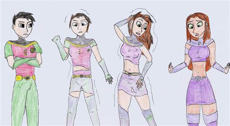 Robin Into Starfire Tf Tg Sequence By Tf Plaza On Deviantart
