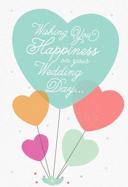 Wedding Wish Cards Templates Elegant Wedding Congratulations Cards Free