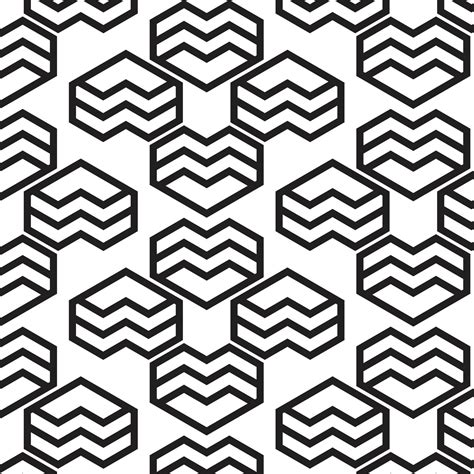 Hexagonal Geometric Pattern 6173251 Vector Art At Vecteezy