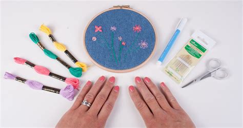 7 Easy Hand Embroidery Stitches Sewing Tips Tutorials Projects And