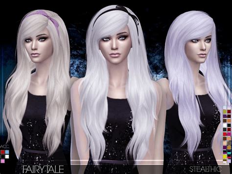 The Sims Resource Stealthic Fairytale Female Hair