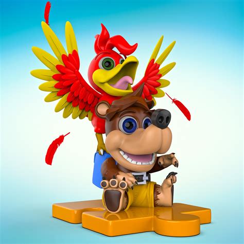 Little Banjo Little Kazooie Finished Model Made With Zbrush And