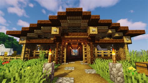 How To Build A Horse Stable In Minecraft