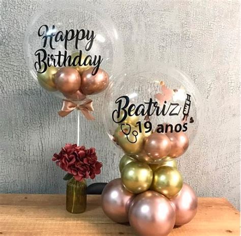 Bubble Personalizado Balões Personalizados Festa Com Decoração De