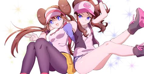 Wallpaper Anime Girls Rosa Pok Mon Hilda Pokemon Long Hair